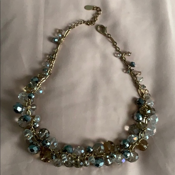 Necklace with very shiny crystals - Picture 3 of 3